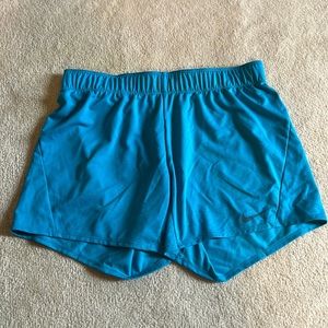 Blue Nike shorts